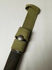 British Enfield Rifle 1907 Leather Scabbard For Bayonet With Canvas Frog  