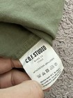 C o f Cof Studio Full Zip Jacket Men s Size Small Military Green Cotton Linen