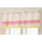 Laura Ashley Love Window Valance Girl s Nursery Pink Green White Floral Gingham