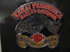 Kenai Peninsula Harley Davidson Emblem Pin 1 5  Tribal Fish - Soldotna  Alaska