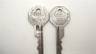1967 Corvette Nos Original  a  Door   Ignition Nickel Ncrs Judging Key With Code