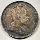 1902 Canada 5 Cents Small H Edward Vii Silver Scarcer Variety
