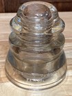 Vintage Hemingray-45 77-41 Insulator Clear Glass Electric Telephone Pole 4   x 3 