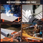 36x24  Welding Table Heavy Duty Steel Welding Fixture Table 5 8  Holes  pegboard