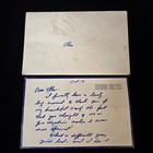 Barbara Walters Signed Handwritten Personal Letter To Eileen Sanger