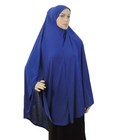 One Piece Women Long Khimar Hijab Scarf Muslim Amira Prayer Overhead Islamic Cap