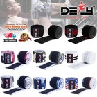 Defy Weight Lifting Knee Wraps Training Fist Straps Power Lifter Gym Support 78 