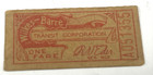 Vintage Wilkes Barre Transit Paper Fare Ticket   Other Fare Tokens Ptc Prt Wtc