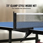 Uimoso Ping Pong Table Foldable Table Tennis Game Table Indoor With Clamp Net