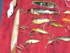 Vintage Modern Large Lot 60  Fishing Lures Bass Lures Heddon Rapala Many More