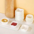 100 250pcs Square Paper Brownie Liner 45 50 55 62mm Mooncake Paper Holder