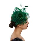Fascinators Hat For Women Tea Party Headband Wedding Cocktail Flower Mesh Fea   