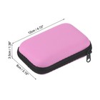 Dart Case  Eva Darts Carrying Storage With Mesh Pockets  Pink