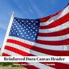 American Flag 3x5 Ft Embroidered Stars Stripes Heavy Duty Outdoor Nylon Usa New