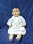 Antique  1920 s Composition Doll 24  Incl  Dress  Slip  Open Mouth  Sleep  Cry