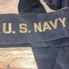 Authentic Never Used Woven Ww 2 U s Navy Hat Ribbon   Tally Cap Uss Patch Medal