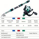 Telescopic Fishing Rod And Reel Combo Full Kit Carbon Fiber Rod Pole Set