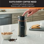 Krups 3oz Coffee Grinder Ultimate Silent Vortex 12 Cups Silver 2 Speed 240w