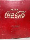 Vintage Original Coca Cola Metal Cooler Acton Mfg Co  1950 - 1960 s