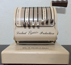 Vintage Paymaster Series X-550 Check Writer Check Writer With Key Untested