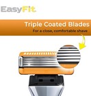 Easyfit 5-blade Fusion Refill Cartridges     12 Count Compatible With All Fusion 5