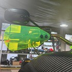 Green Pmma Acrylic Hand Grips Guard Air Deflector Fits Harley Softail Dyna 
