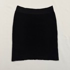 Bebe Womens Os Black Popcorn Knit Mini Skirt Y2k Whimsigoth Office Siren Boho