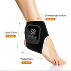 2x Electric Foot Ankle Massager Heating Vibration   Hot Compress Pain Relief
