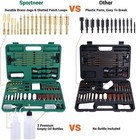 163pcs Universal Gun Cleaner Cleaning Kit Rifle Pistol Handgun Shotgun Firearm   