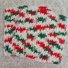Set Of 2 Handmade Crochet Cotton Dishcloths  Washcloths   8   8  Holiday