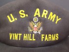 Vintage Us Army Vint Hill Farms Cap