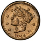 Bu 1849 Lib G 1 Canada British Columbia Gold   Greene-330 Pcgs Unc Pop 2 R8