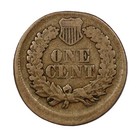 1862 1c Indian Cent Broadstruck Off Center - Rare Mint Error Coin E99