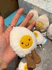 Jellycat Amuseables Boiled Egg Bag Charm Keychain     Soft Plush Toy Gift Nwt 2025
