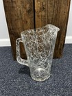 Vintage Hazel Atlas Glass Spaghetti Drizzle String 10  Glass Beverage Pitcher