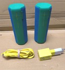 2 Each Ue Boom 2 Ultimate Ears Portable B t Speaker Model S-00151 Blue - Working