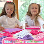 Pro 10 Inch Potholder Loom Kit For Kids   Beginners  Large Weaving Loom Crafts F