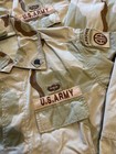 Us Army 82nd Airborne Patch Jump Desert Dcu 3 Color Camo Jacket Coat Lot Medium