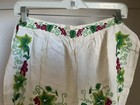 Vintage Apron Half Waist Floral Embroidered  Country  Cottagecore Pre-owned