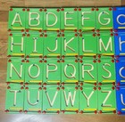 Lakeshore Learning Magnet Wood Alphabet Trace Letters Education Abc Upper lower
