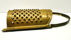 Vintage Wall Hanging Copper   Brass Cheese Grater 7 5  Long