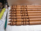  vintage Lot Of 8 Turned Wood Spindles Salvaged  24    1 2  Pegs 25    Total bonus