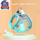 Dog Cat Harness Vest Chest Rope Set Reflective Breathable Adjustable Pet Harness