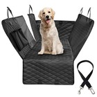 Dog Car Back Seat Cover Waterproof Nonslip Hammock W  Side Flaps For Suv Truck