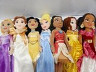 Disney Store Princess Plush Dolls Lot Cinderella Belle Rapunzel Moana Pocahontas