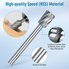 20 15pcs Hss Wood Engraving Carving Drill Bits Rotary Burrs Tool Set For Dremel