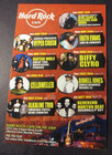 2011 Alkaline Trio Concert Promo Flyer Card 6 x4  Hard Rock Las Vegas