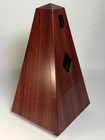 Vintage Wittner Metronome West Germany Faux Mahogany Wood Grain Finish Wind Up 