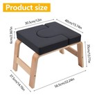 Qveeq Yoga Headstand Bench  Inversion Chair  Trainer Black