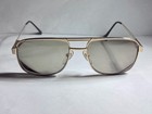 H h Vintage 1970s-80s Gold Aviator Eyeglasses Sunglasses Frames Only